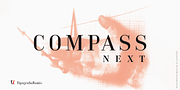 Compass Next, a Serif Font by TipografiaRamis (Thumbnail 1 of 9)