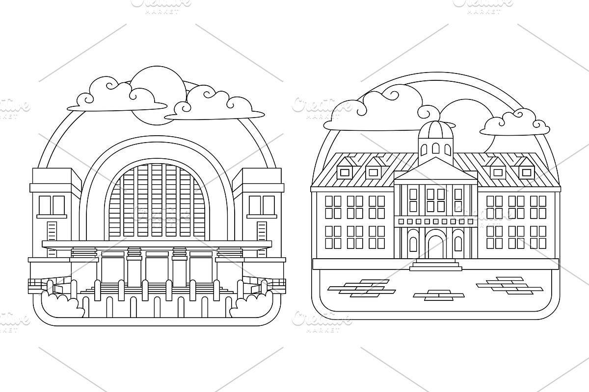 Indonesia Landmark Coloring Book, an Education Illustration by MEDZ (Photo 3 of 3)
