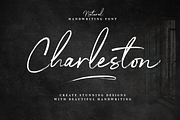 Charleston Handwriting Font, a Script Font by Silverdav (Thumbnail 1 of 15)
