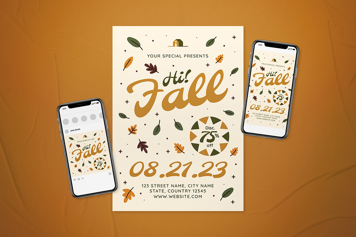 Fall Flyer Set, a Flyer Template by The Good Store (Photo 1 of 2)
