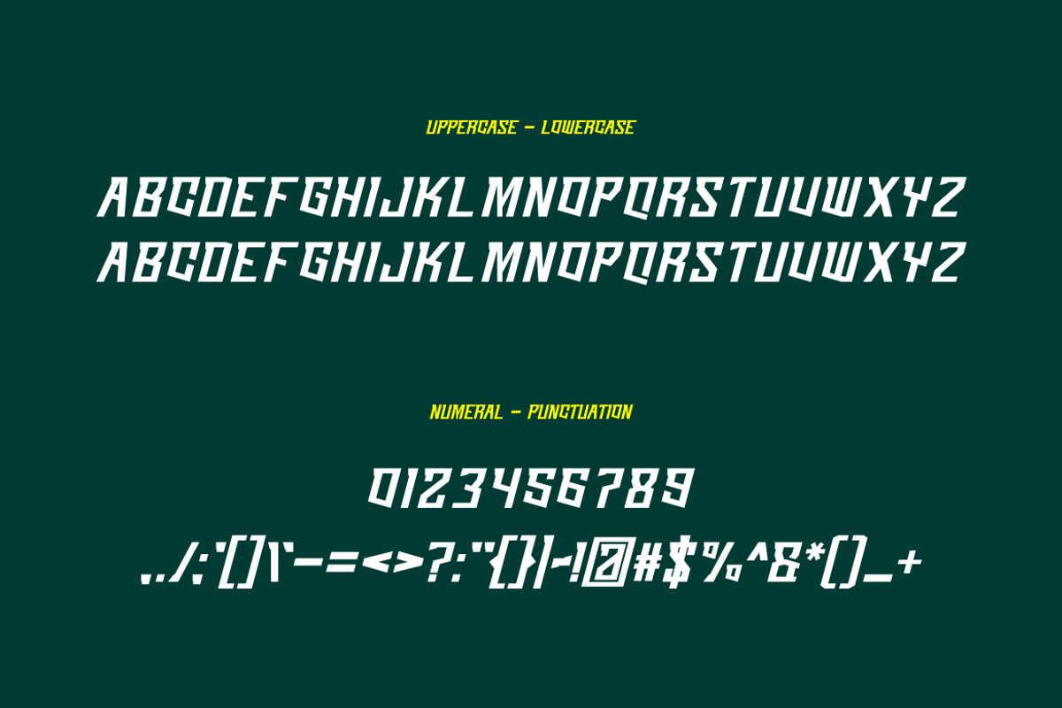 Speed Raider, a Sans Serif Font by albert_kalingga (Photo 4 of 5)