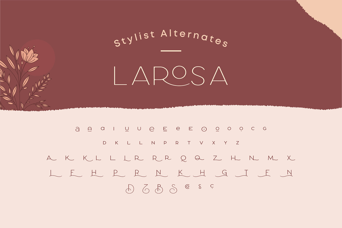 Larosa Sans Elegant Typeface, a Sans Serif Font by Kaligra.co (Photo 18 of 22)