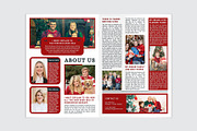 Christmas Newsletter Template, a Stationery Template by MNT-Creator (Thumbnail 2 of 3)