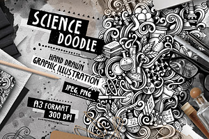 Science Graphic Doodle Illustration