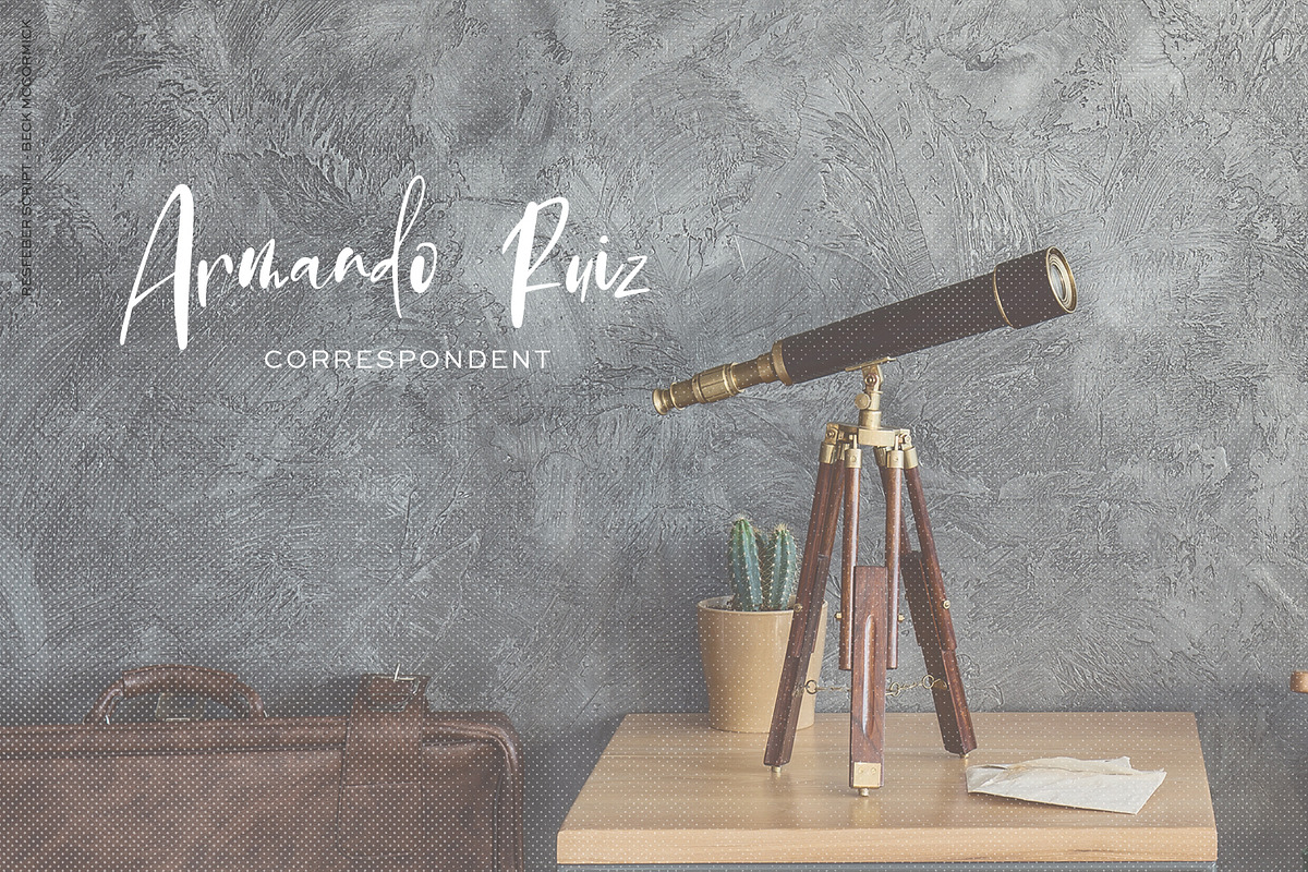 Resfeber Script, a Script Font by Beck McCormick (Photo 5 of 10)