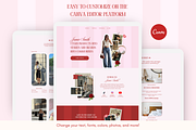 UGC Portfolio Canva Website Template, a Landing Page Template by GlamWebDesigns (Thumbnail 2 of 8)