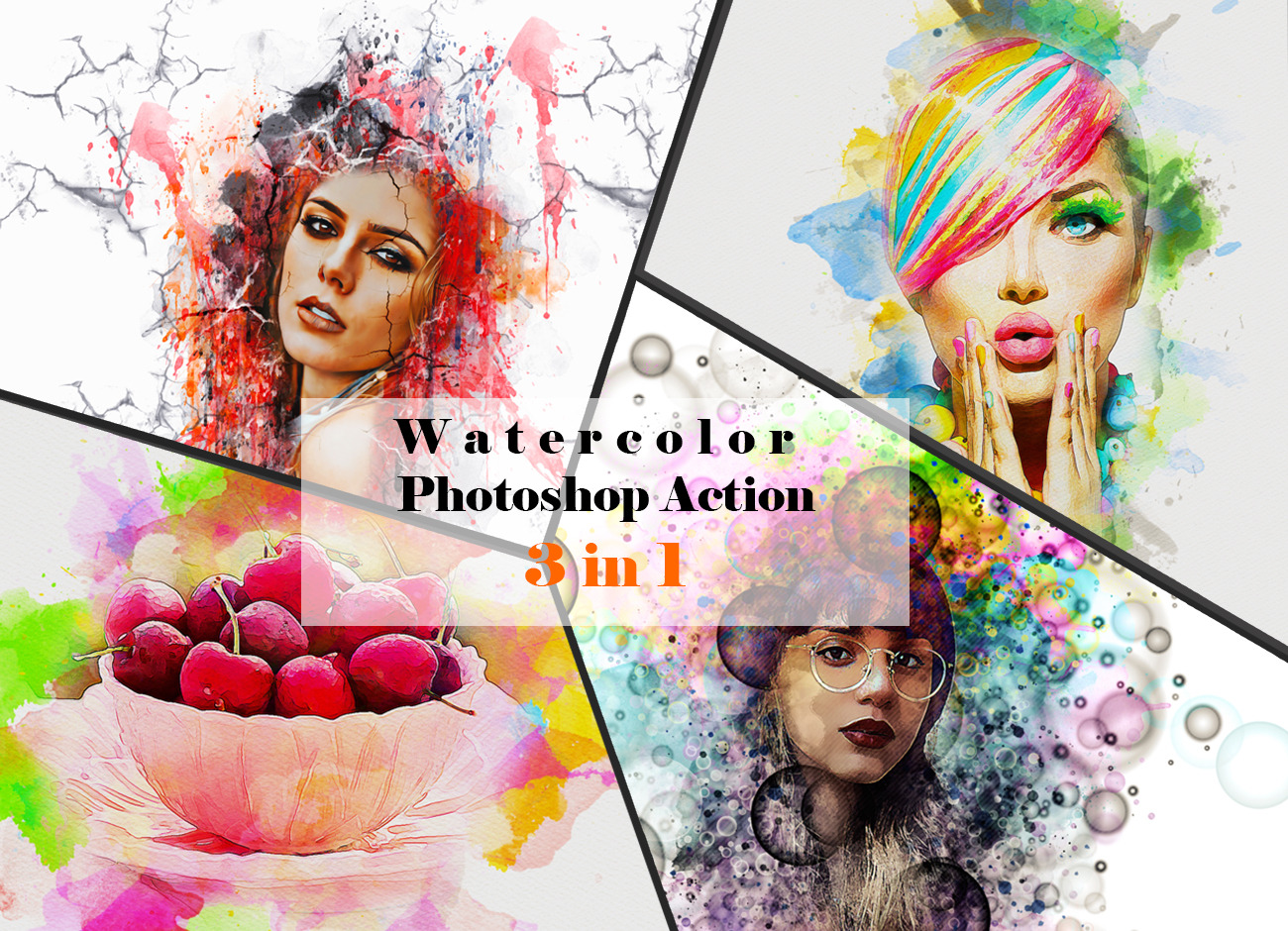 Watercolor Photoshop Action, an Action Add-On by Studio Retouch