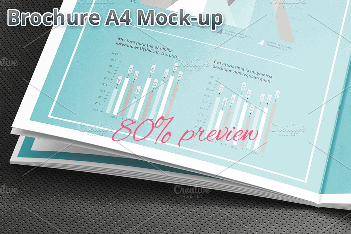 Brochure A4 Mockup, a Print Template by MockUps Gallery (Photo 4 of 4)