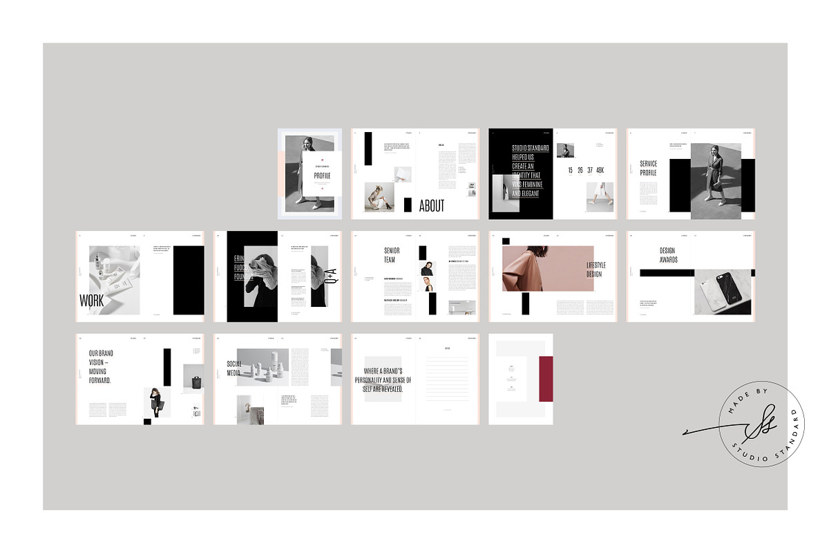 Studio Profile, a Brochure Template by Studio Standard