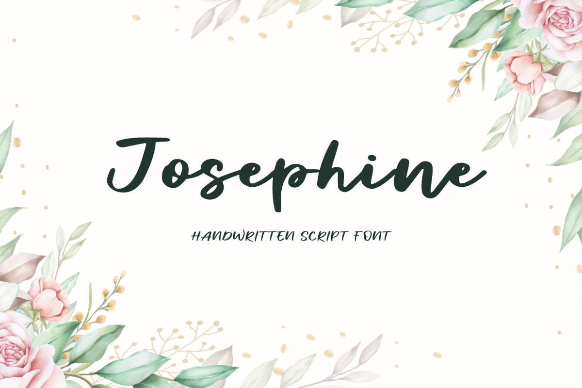 Josephine - Classy Luxury Script, a Script Font by Mightyfire (Photo 1 of 5)