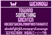 Ascension font, a Font by weknow (Thumbnail 4 of 8)