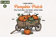 Rustic Fall Farmhouse Sign PNG Bundl, an Illustration by CreationArt (Thumbnail 4 of 11)