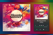 Blooming Summer Music Album Cover, a Social Media Template by angelicafx (Thumbnail 1 of 3)