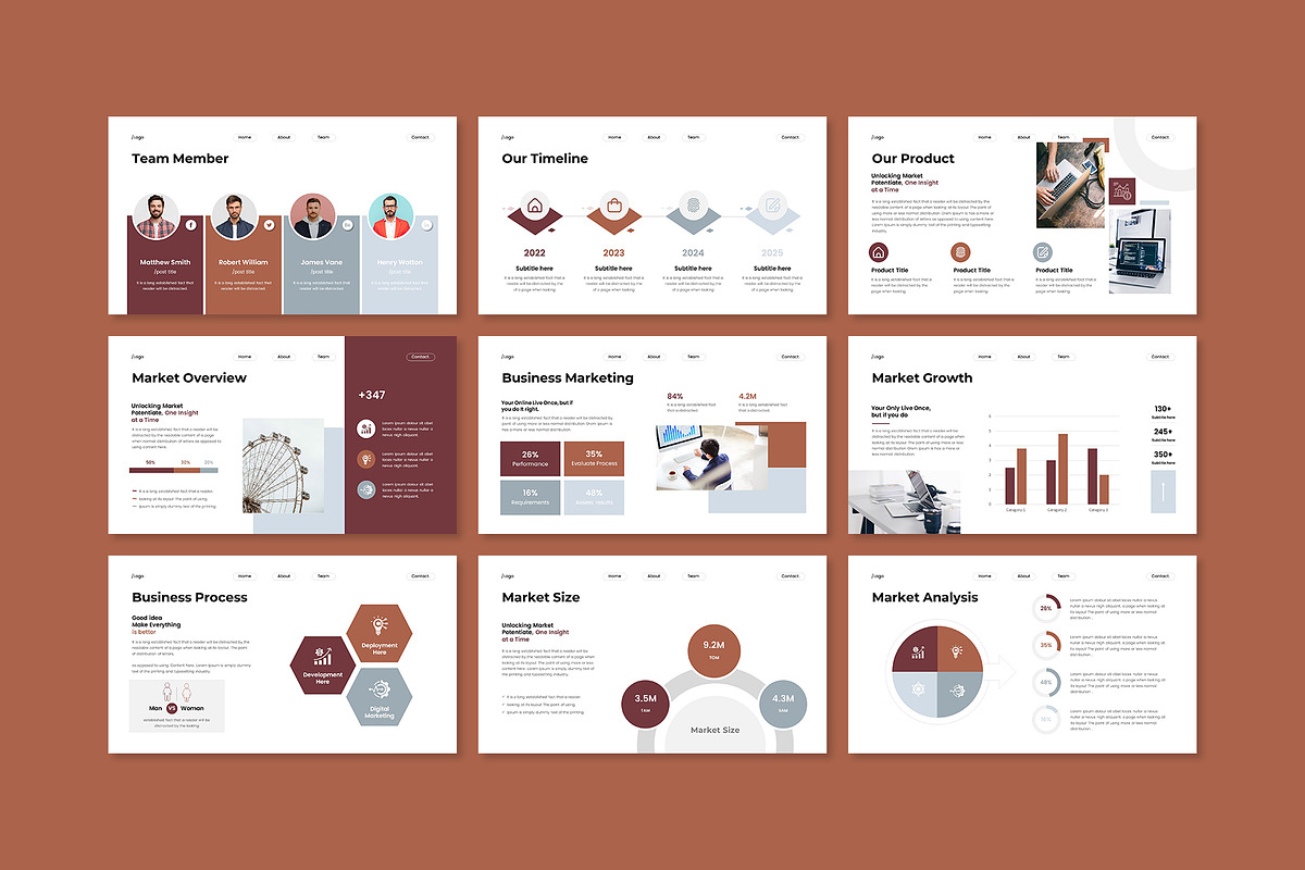 Business Plan Google Slides Template preview 4