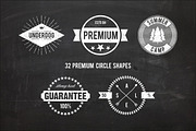 32 Circles Badges, an Object Graphic by Dega Syukurilah (Thumbnail 1 of 4)
