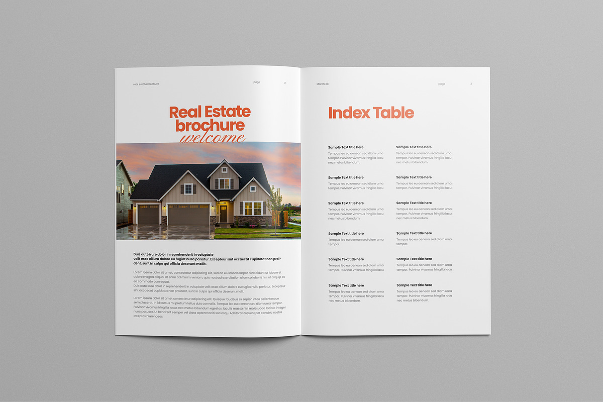 Real Estate Brochure Template | Word, a Brochure Template by HiveArts (Photo 2 of 9)
