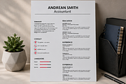 MODERN RESUME TEMPLATE (R16), a Resume Template by dulchaer29 (Thumbnail 2 of 4)