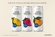 Fruit & Vegetable Illustrations, a Food Illustration by Komet & Flicker (Thumbnail 5 of 10)