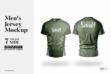 Men's Jersey Mockup, a Shirt Mockup by image touch