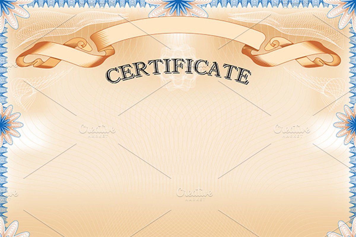 Vintage Certificate with ribbon, a Stationery Template by AK Design (Photo 1 of 2)