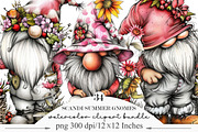 Scandi Summer Gnomes Clipart, an Illustration by Designking (Thumbnail 1 of 5)