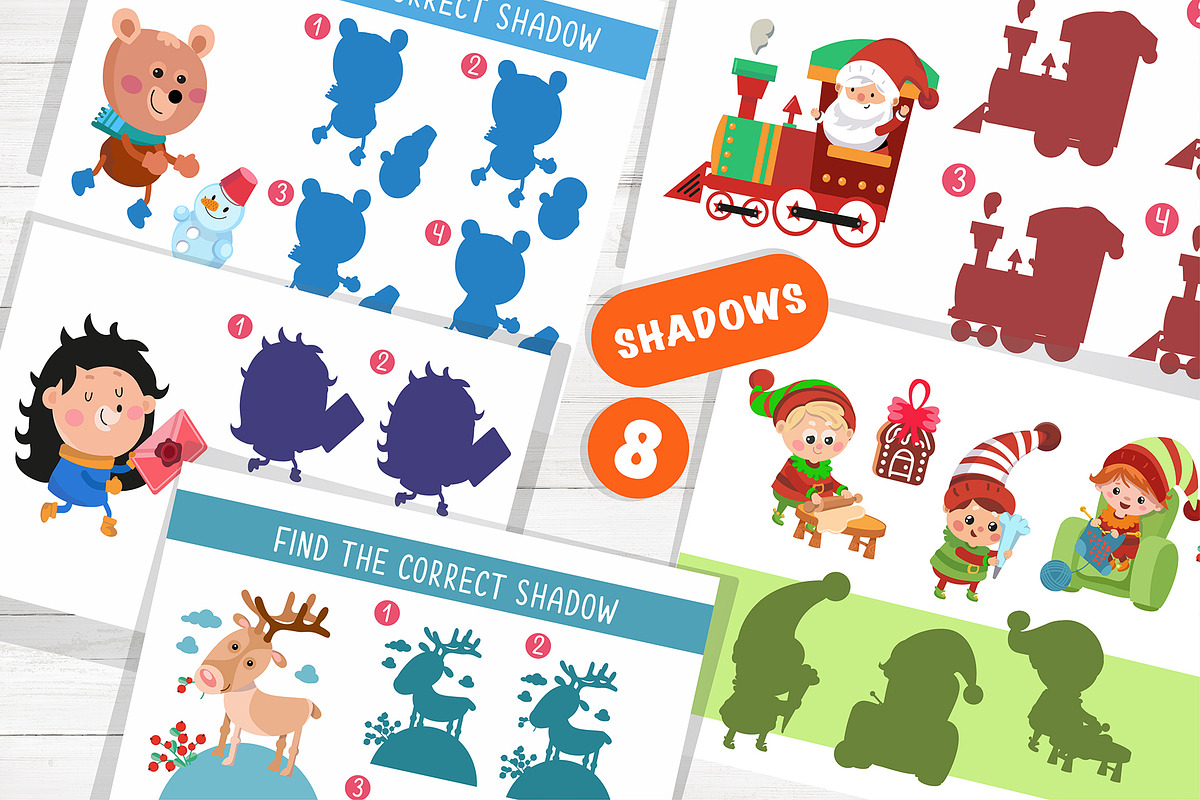 Merry Christmas Activity Games, an Education Illustration by ArtyCats (Photo 6 of 8)