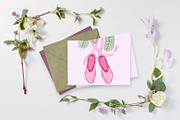 Painting Ballerina Shoes Bundle, a Background Graphic by bungamustia (Thumbnail 12 of 13)