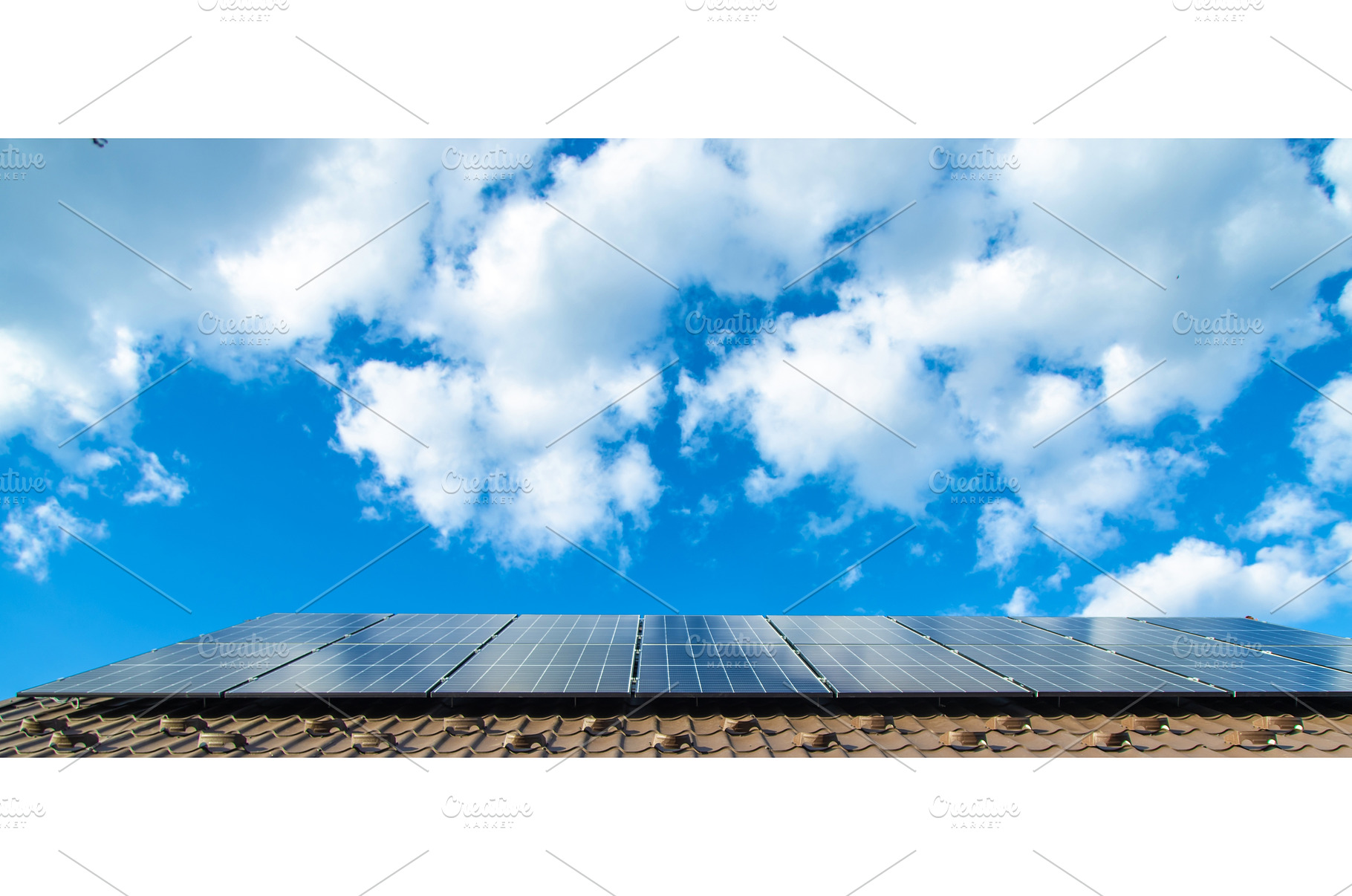 Solar panels on the roof of the, an Industrial Photo by yanadjana