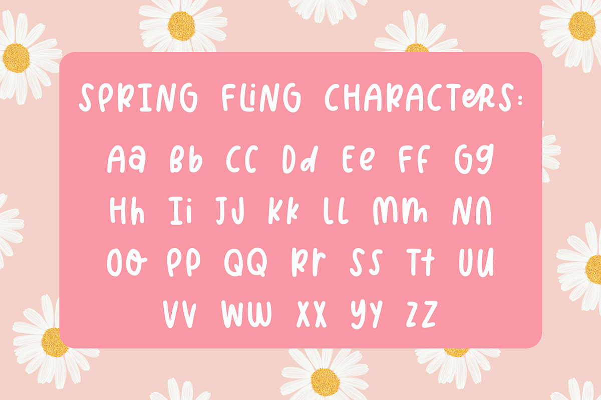 Spring Fling, Bubbly Sans Font, a Sans Serif Font by Jordyn Alison Designs (Photo 8 of 11)