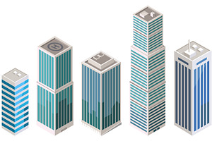 Set Of Skyscrapers, Constructions