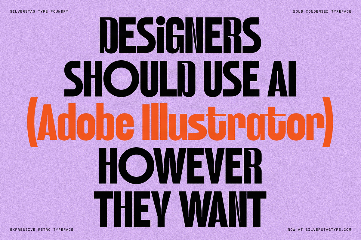 Rettiko - Bold Condensed Typeface, a Sans Serif Font by SilverStag Type Foundry (Photo 4 of 20)