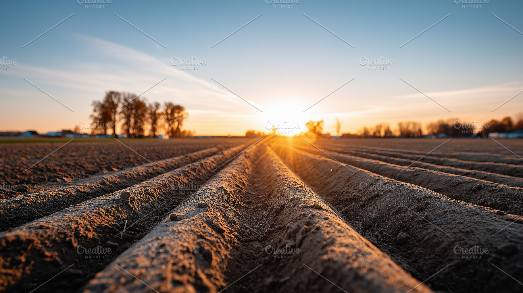 Plowed agricultural field, a Nature Photo by MistyDay