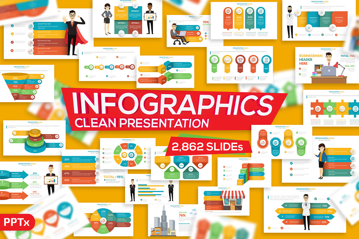 Big Infographics Powerpoint, a Presentation Template by Graphicgo (Photo 1 of 16)
