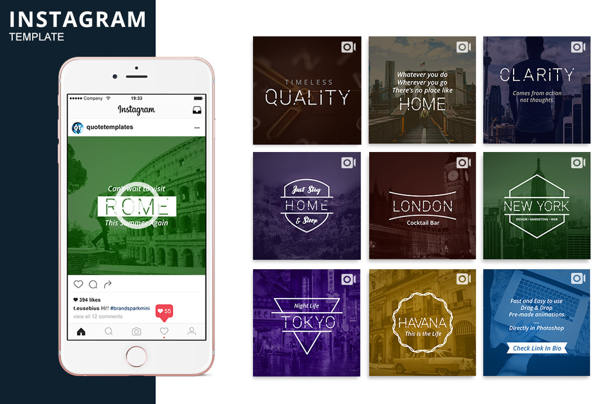Minima Animated Template, a Social Media Template by Brandspark Mini (Photo 1 of 2)