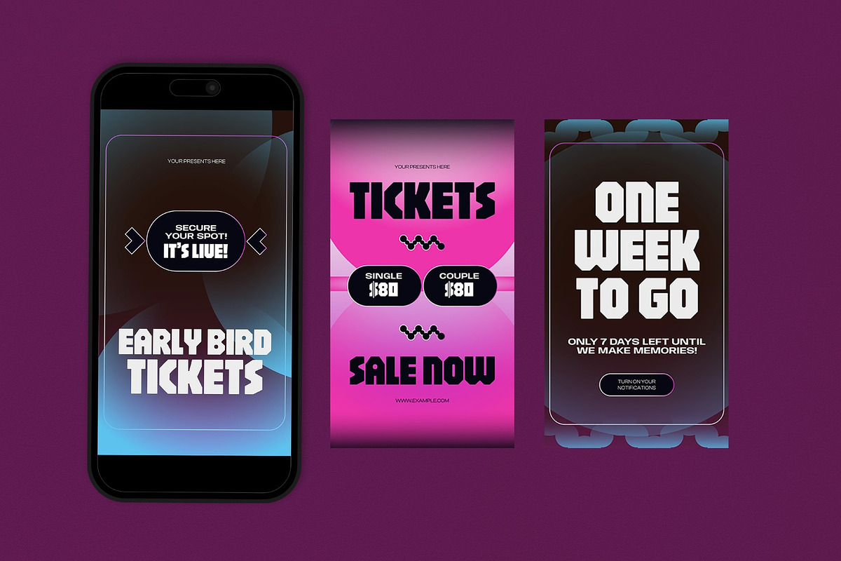 Music Event Instagram Template, a Social Media Template by graphicook (Photo 3 of 3)