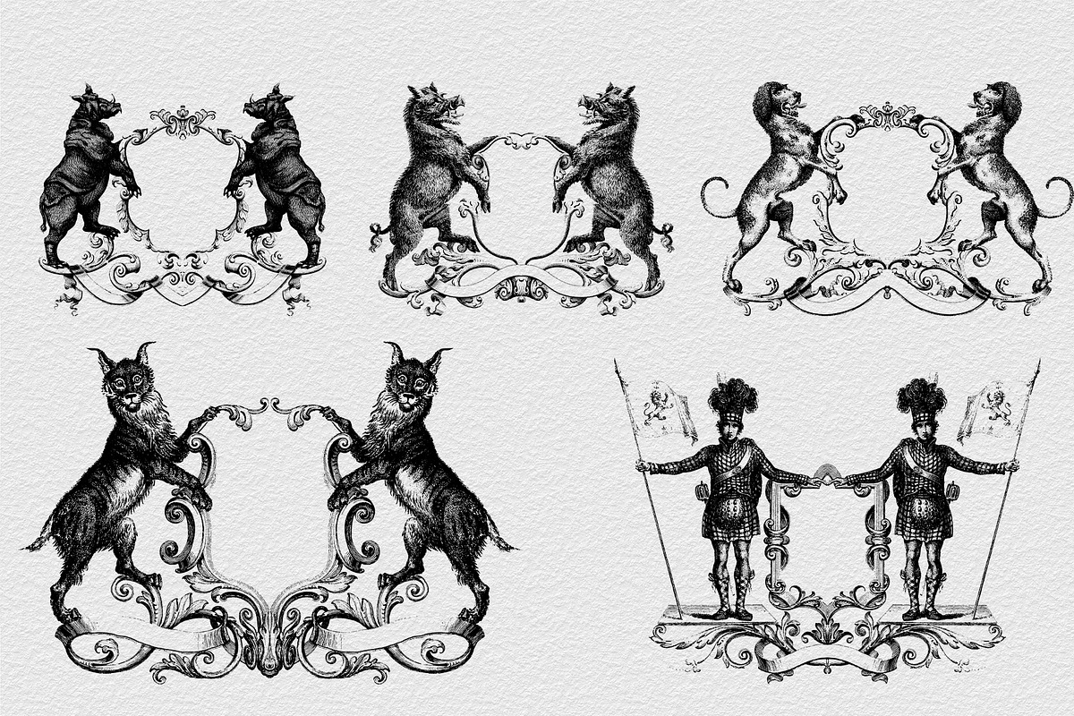 Procreate Heraldic Crests & Emblems, a Brush Add-On by AW Studios (Photo 7 of 9)