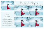 40 Dreamy Snowflakes PNG Overlays, a Texture Graphic by LovePhotoMoment (Thumbnail 11 of 16)