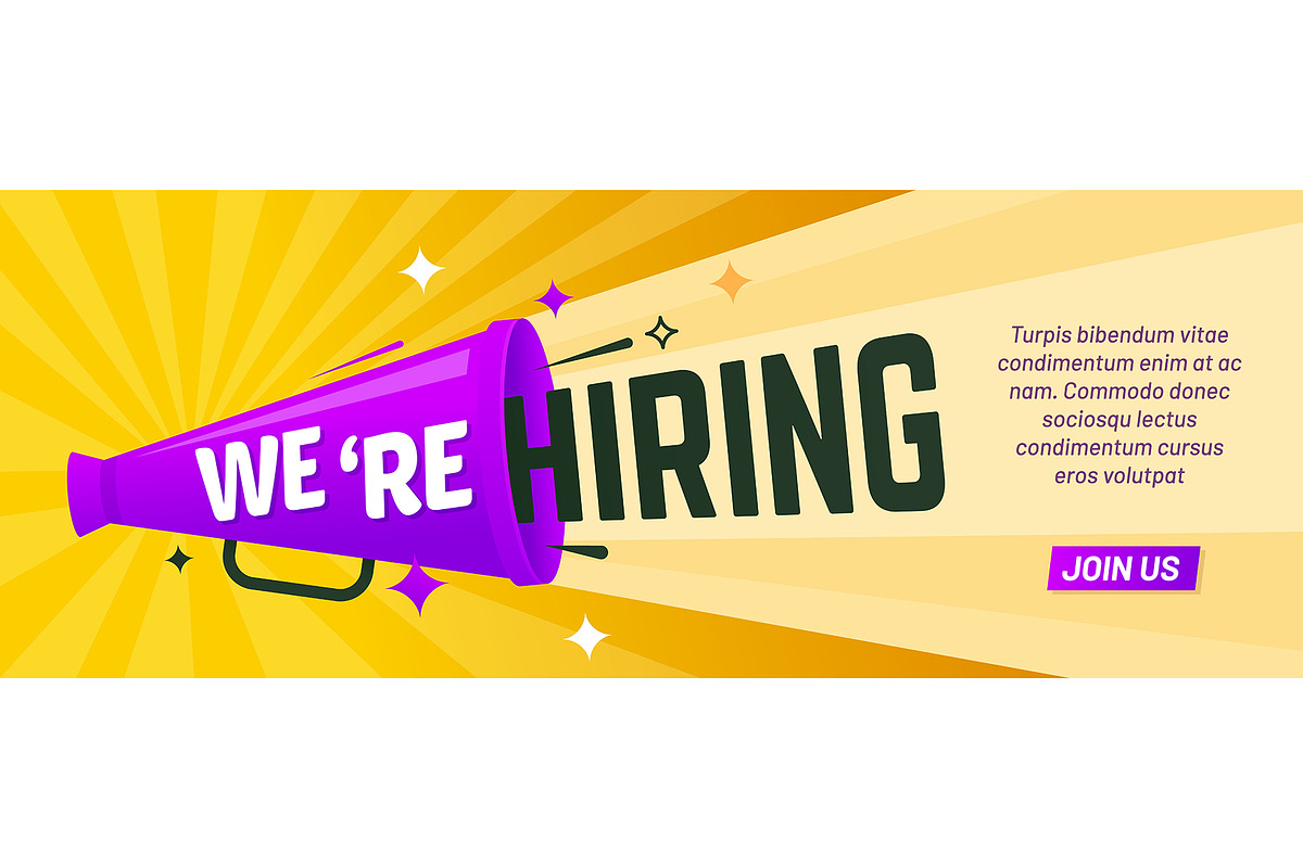 We are hiring, join to our team, an Illustration by Vector Tradition (Photo 3 of 4)