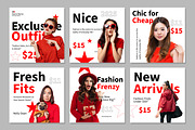 Fashion Collection Social Media Post, an UI Kit Template by CreativeShaper (Thumbnail 2 of 3)