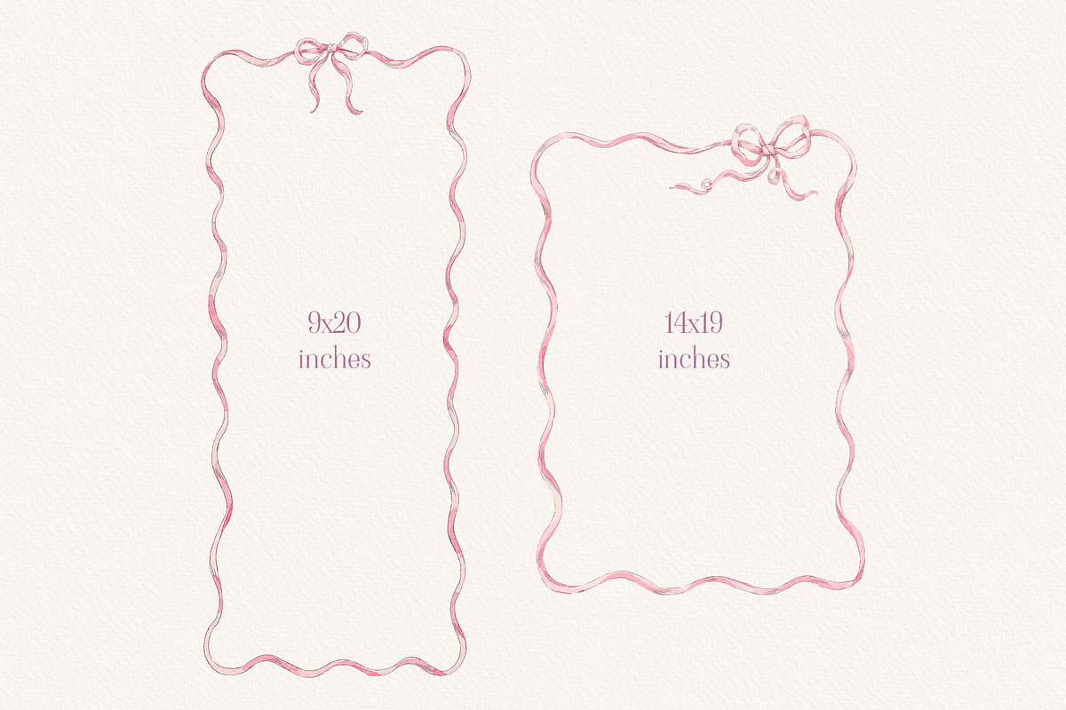 Vintage Garden Png clipart with bows, a Decorative Illustration by Ekaproeka (Photo 6 of 8)