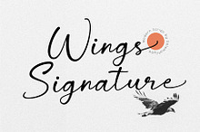 Wing Signature - Elegant Script