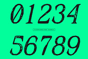 CS Gleda Mono Stamp, a Serif Font by Craft Supply Co. (Thumbnail 4 of 8)
