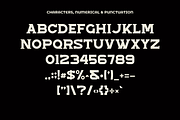 Rowen Bold Slab Font, a Slab Serif Font by Artiveko (Thumbnail 2 of 7)