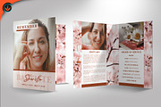 Funeral Program 06 Cherry Blossom, a Brochure Template by SeraphimChris (Thumbnail 2 of 6)