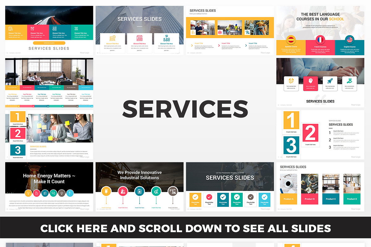 2700 Infographics Templates, a Presentation Template by SlideOne (Photo 33 of 35)