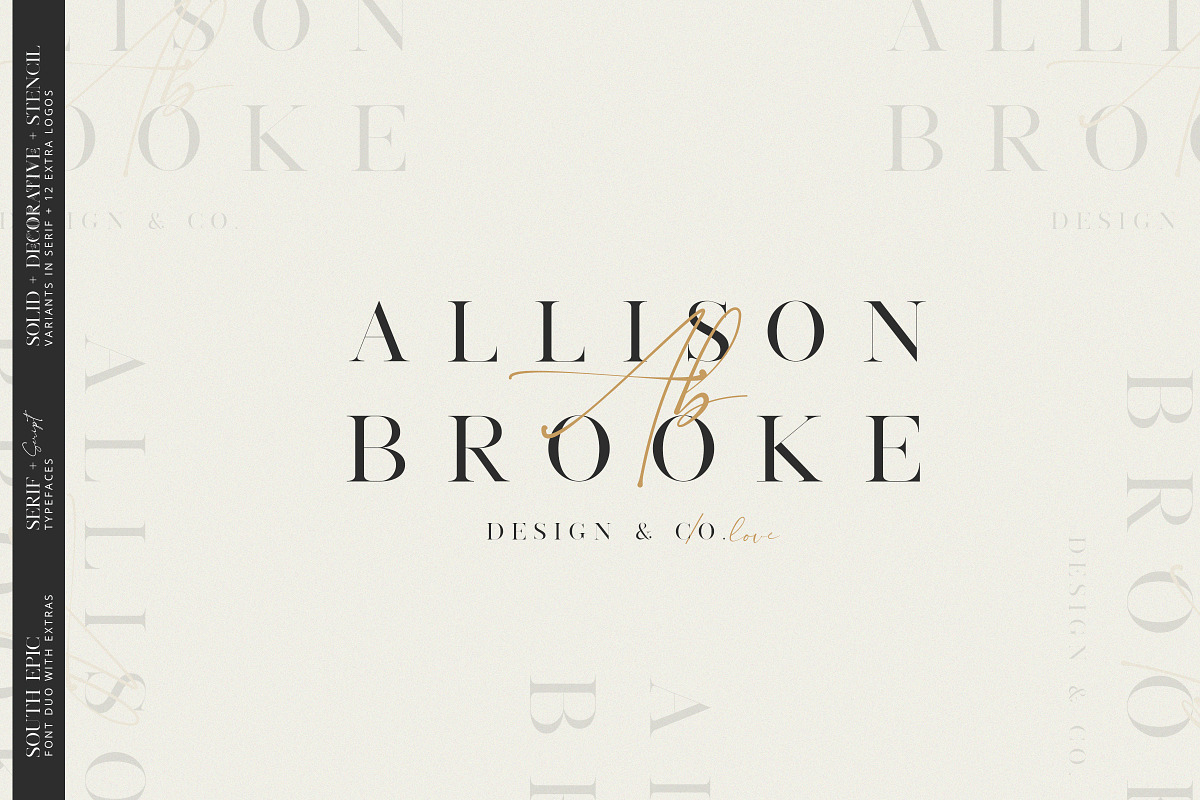 South Epic Dream Font Duo + Logos preview 7