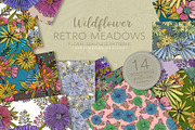 Wildflower Meadows Pattern Set, a Pattern Graphic by Sketchbook Designs (Thumbnail 3 of 10)