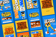 Retro Coffee Shop Instagram Set, a Social Media Template by graphicook (Thumbnail 2 of 6)