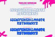 Timeless Daydream - Graffiti Font, a Sans Serif Font by Pixesia Studio (Thumbnail 9 of 11)