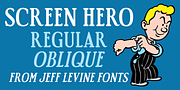 Screen Hero JNL, a Serif Font by Jeff Levine Fonts (Thumbnail 1 of 5)